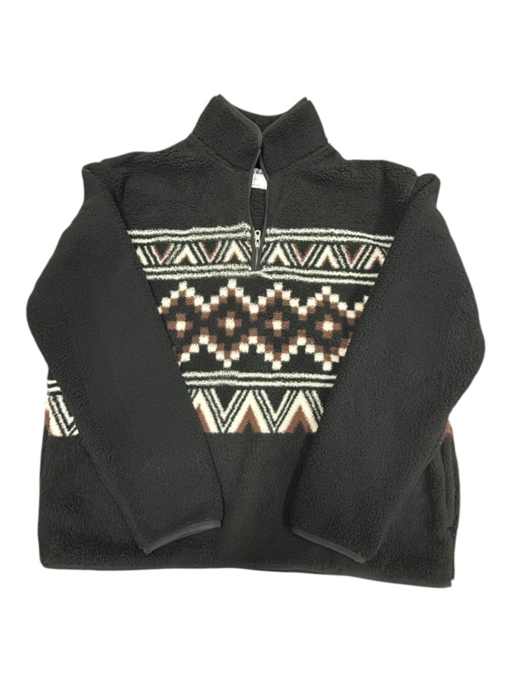 Old Navy Quarter Zip Aztec Print Fleece Size XL